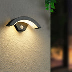 Wall Sconce | Black Metal & Acrylic Warm White LED Bulb Included | IP65