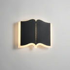 Wall Sconce | Book-Shaped Warm LED Iron & Acrylic