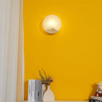 Wall Sconce | Brass & Alabaster | Soft Ambient Glow