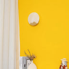 Wall Sconce | Brass & Alabaster | Soft Ambient Glow