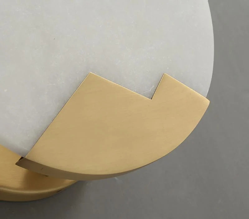 Wall Sconce | Brass & Alabaster | Soft Ambient Glow