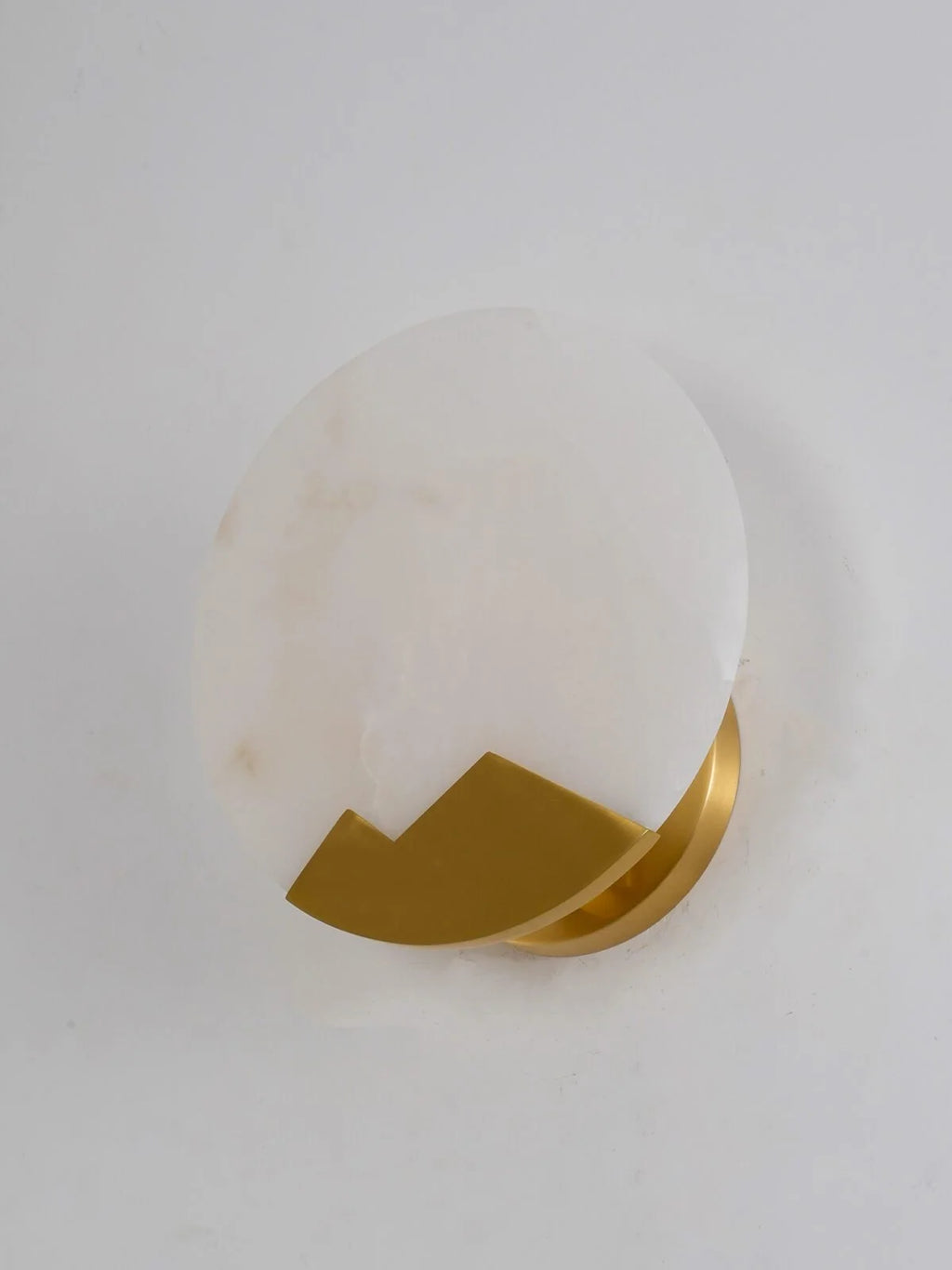Wall Sconce | Brass & Alabaster | Soft Ambient Glow