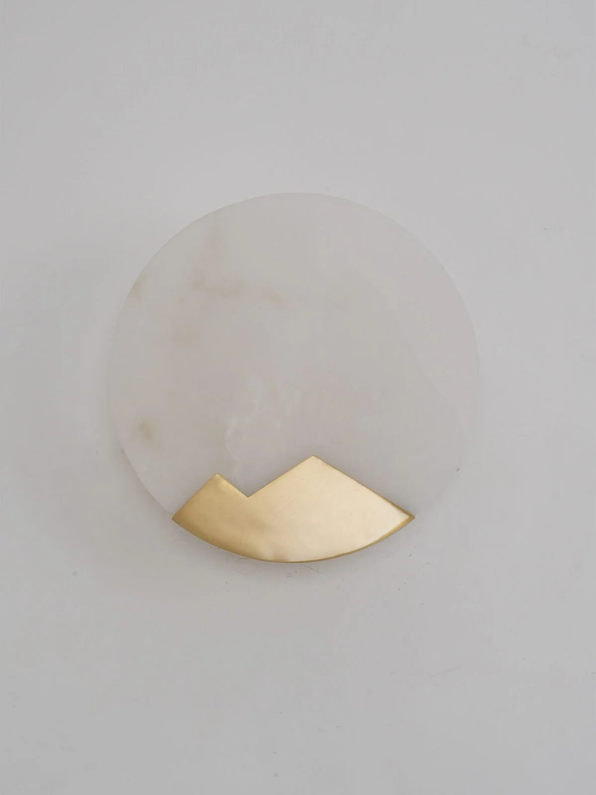 Wall Sconce | Brass & Alabaster | Soft Ambient Glow