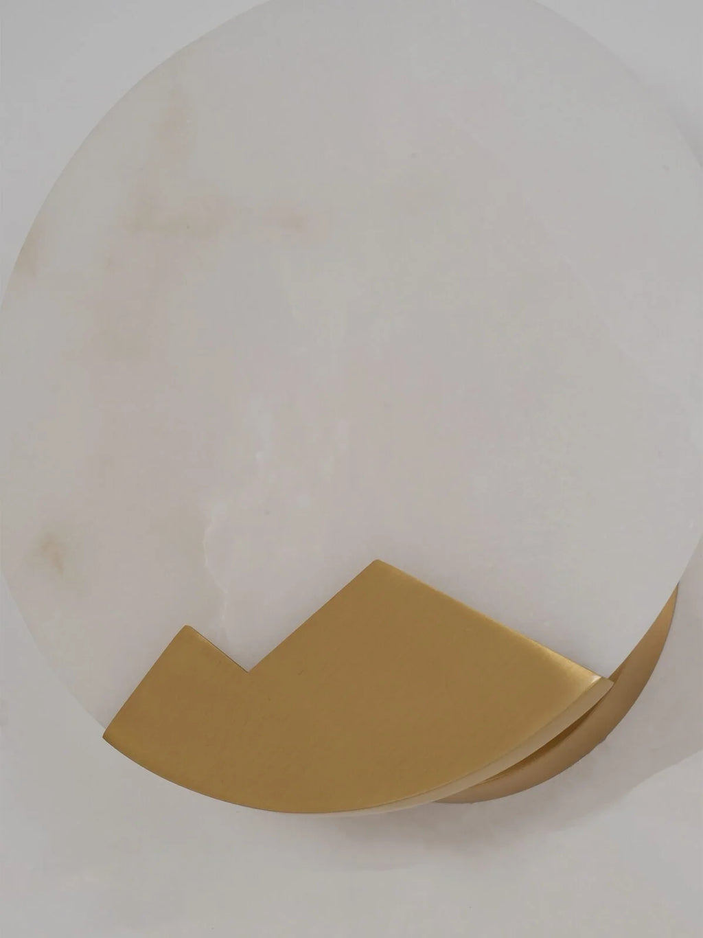 Wall Sconce | Brass & Alabaster | Soft Ambient Glow