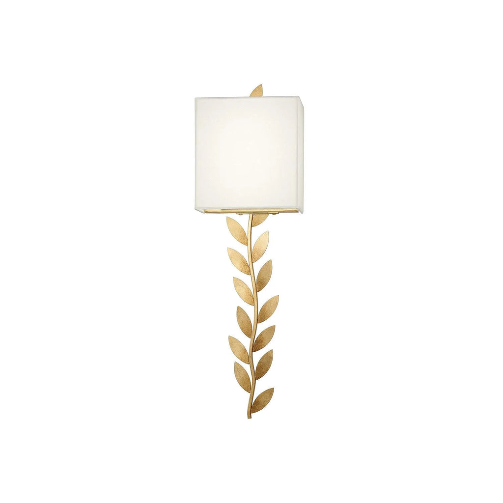 Wall Sconce | Brass Body & Fabric Shade | Ø18 x H61 cm