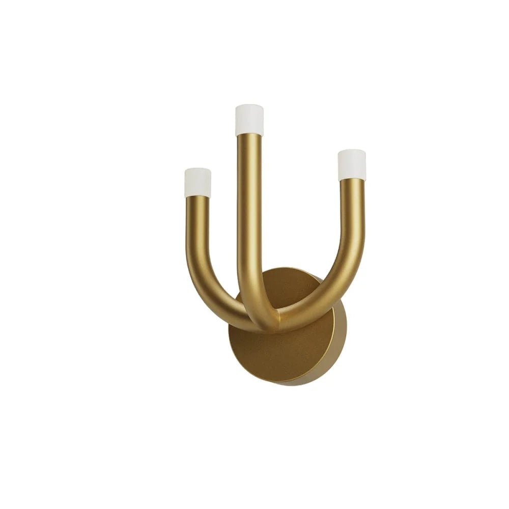 Wall Sconce | Brass Body & Perspex Shade | Integrated LED
