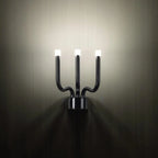 Wall Sconce | Brass Body & Perspex Shade | Integrated LED