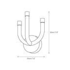 Wall Sconce | Brass Body & Perspex Shade | Integrated LED