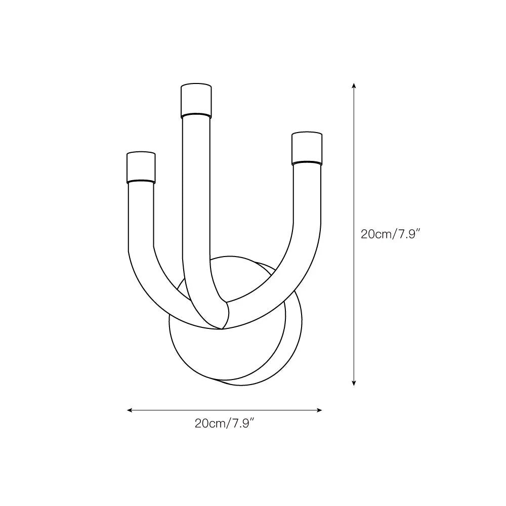 Wall Sconce | Brass Body & Perspex Shade | Integrated LED