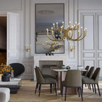Wall Sconce | Brass Body & Perspex Shade | Integrated LED