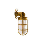 Wall Sconce | Brass & Clear Glass | Indoor & Covered Outdoor Use