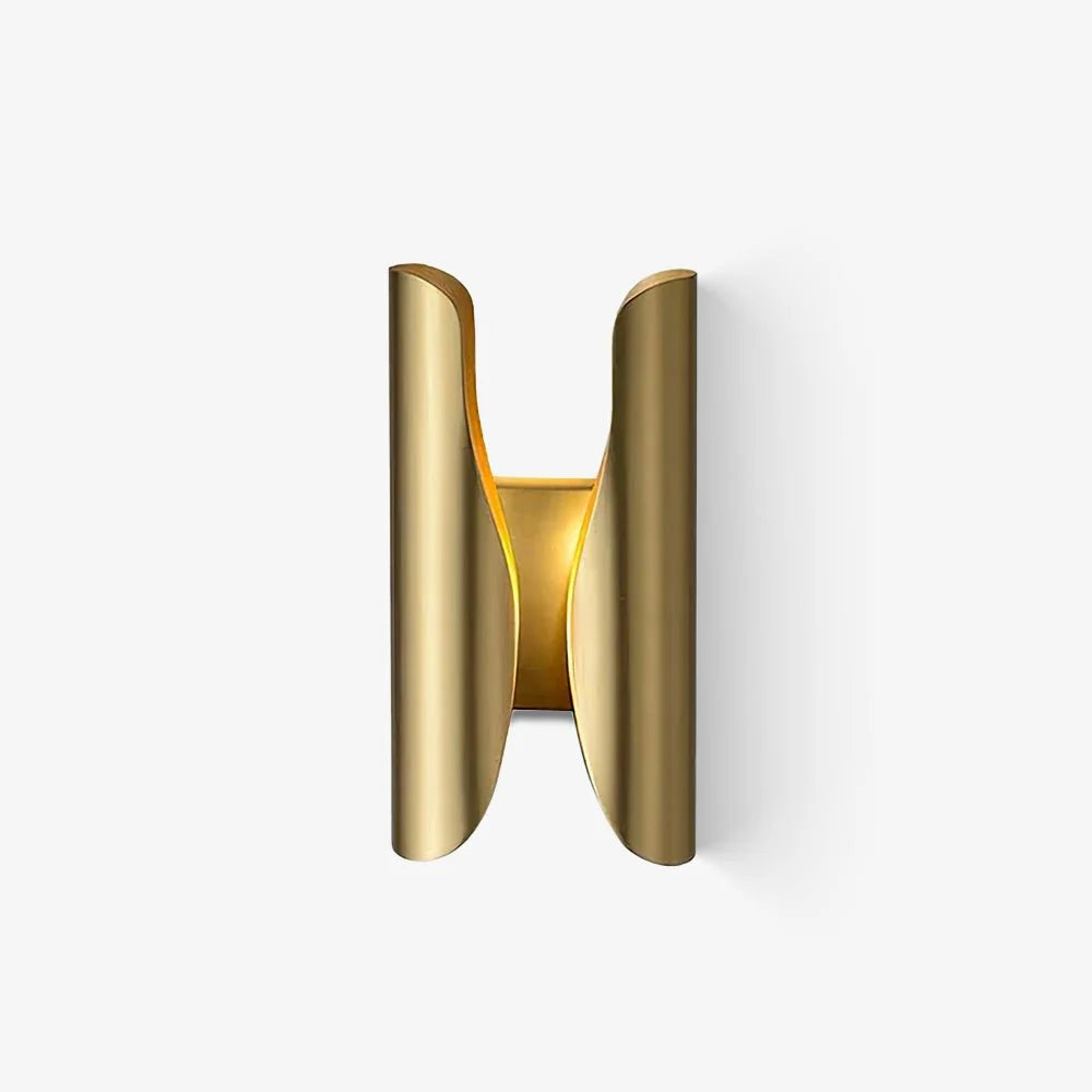 Wall Sconce | Brushed Brass & Aged Black | E27 Bulb Compatible