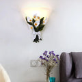 Wall Sconce | Calla Lily Glass | Energy-Efficient Warm LED