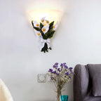 Wall Sconce | Calla Lily Glass | Energy-Efficient Warm LED