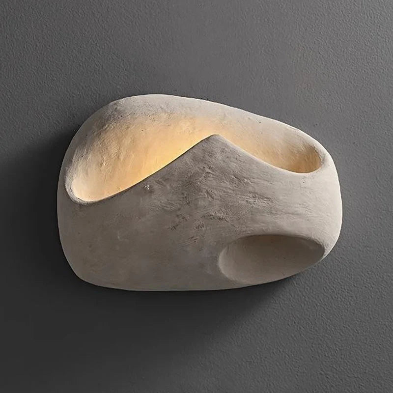 Wall Sconce | Cement Hollow Sculptural & E14 Socket | Multiple Sizes