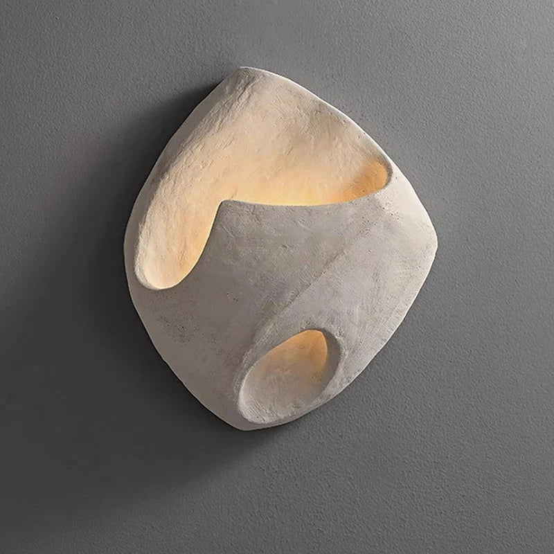 Wall Sconce | Cement Hollow Sculptural & E14 Socket | Multiple Sizes