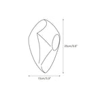 Wall Sconce | Cement Hollow Sculptural & E14 Socket | Multiple Sizes
