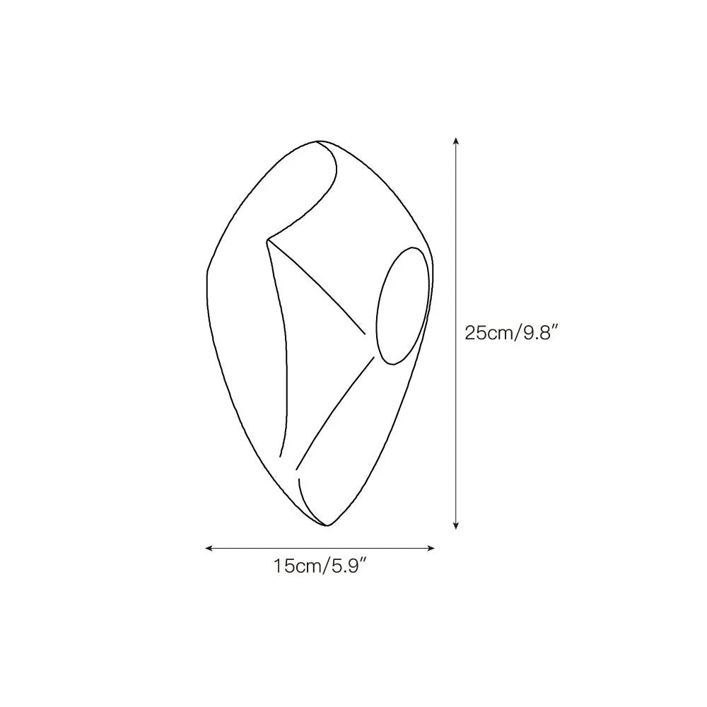 Wall Sconce | Cement Hollow Sculptural & E14 Socket | Multiple Sizes