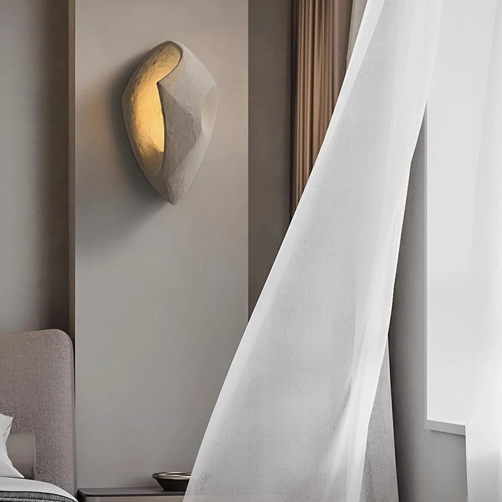 Wall Sconce | Cement Hollow Sculptural & E14 Socket | Multiple Sizes