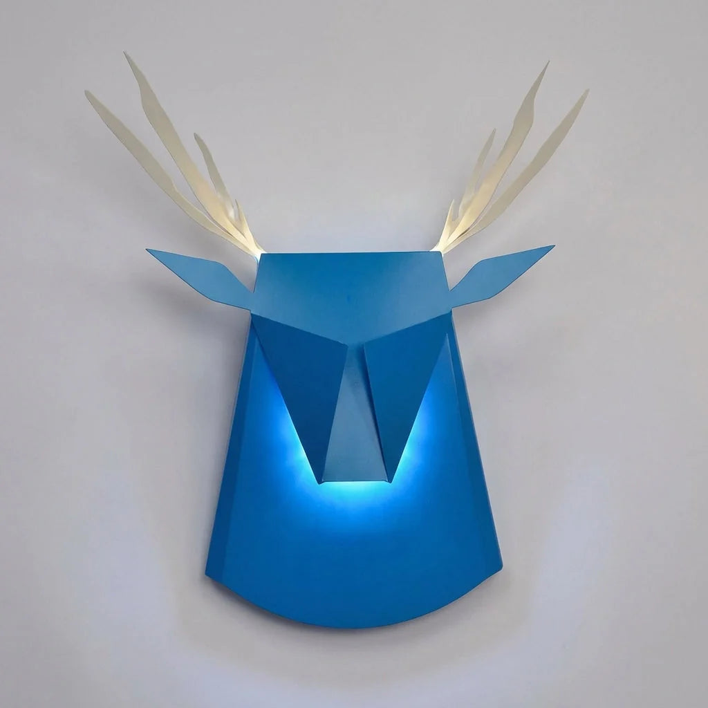 Wall Sconce | Deer Silhouette & Soft Ambient LED | 38 x 35 cm