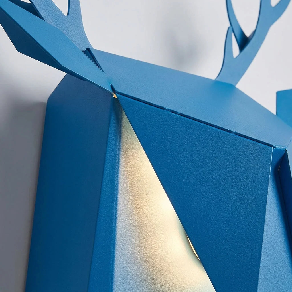 Wall Sconce | Deer Silhouette & Soft Ambient LED | 38 x 35 cm
