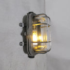 Wall Sconce | Die-Cast Aluminum & Glass Moisture-Resistant