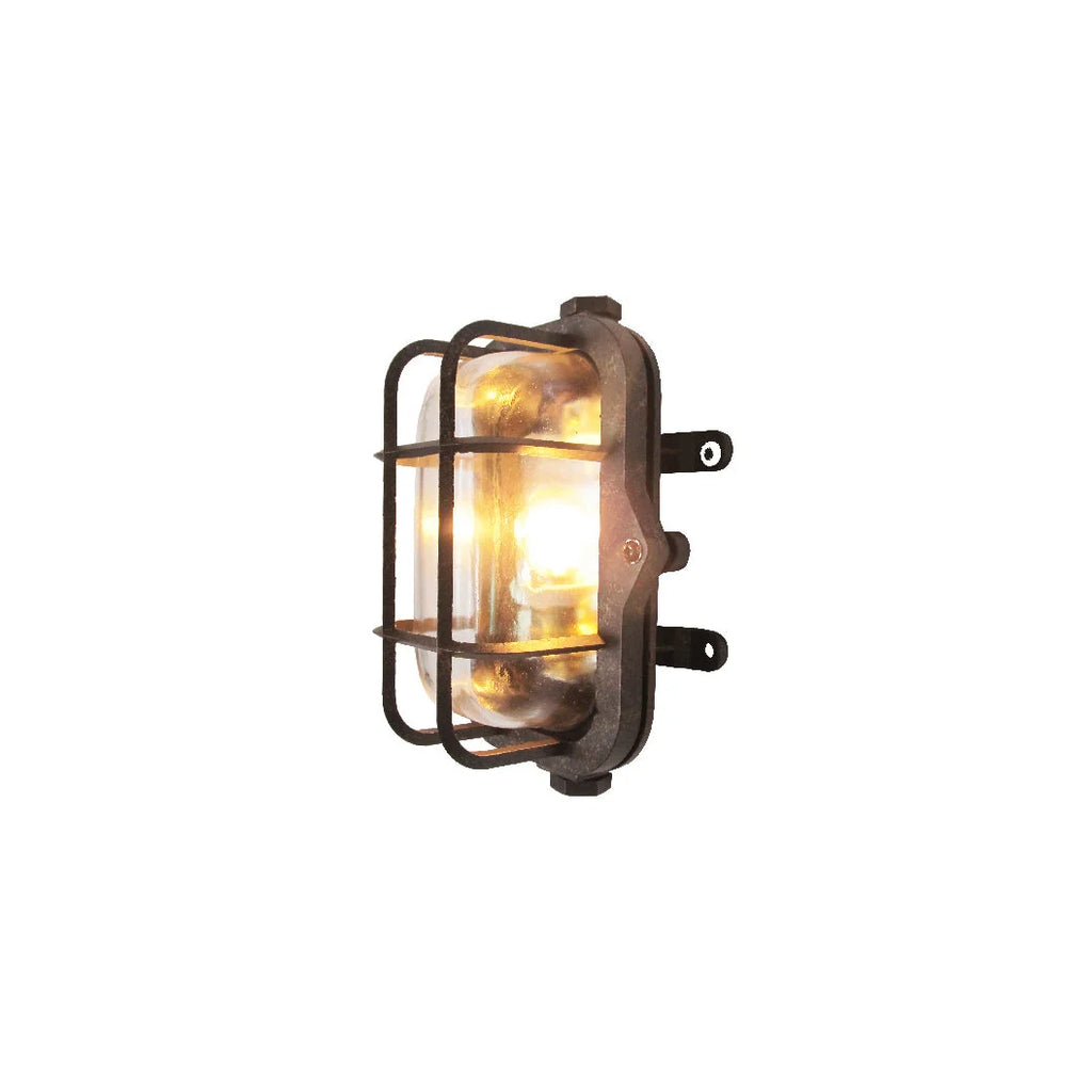 Wall Sconce | Die-Cast Aluminum & Glass Moisture-Resistant