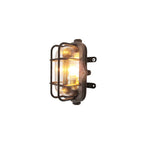 Wall Sconce | Die-Cast Aluminum & Glass Moisture-Resistant