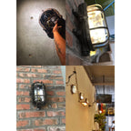Wall Sconce | Die-Cast Aluminum & Glass Moisture-Resistant