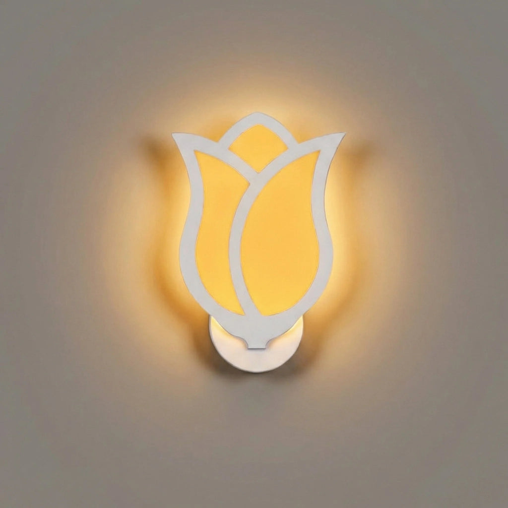 Wall Sconce | Floral Petal Design & Dimmable Warm LED