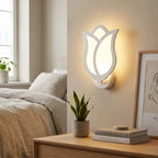 Wall Sconce | Floral Petal Design & Dimmable Warm LED