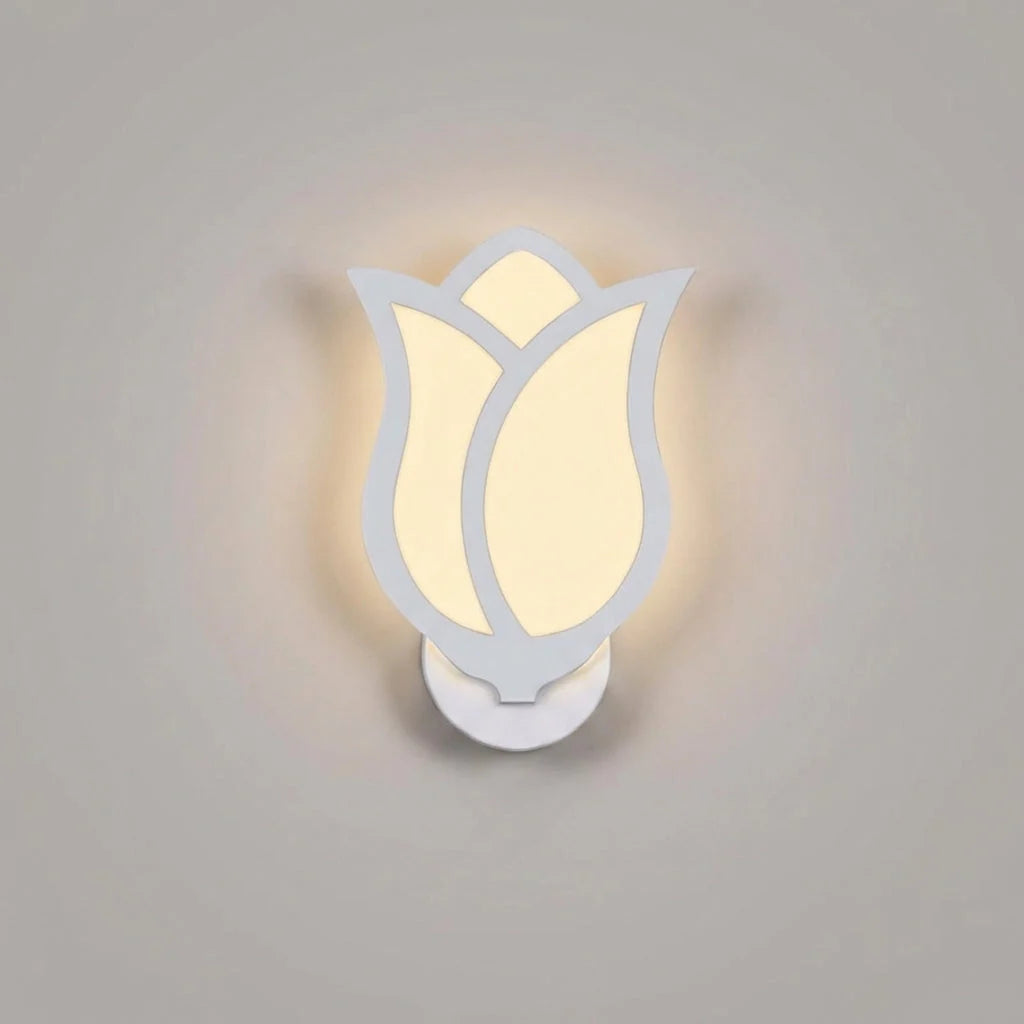 Wall Sconce | Floral Petal Design & Dimmable Warm LED