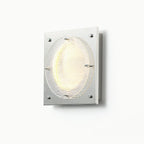 Wall Sconce | Geometric Prism Shield & Integrated LED