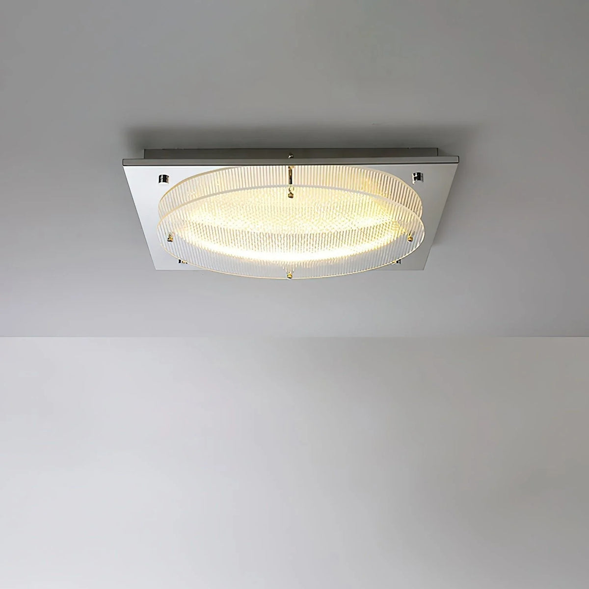 Wall Sconce | Geometric Prism Shield & Integrated LED