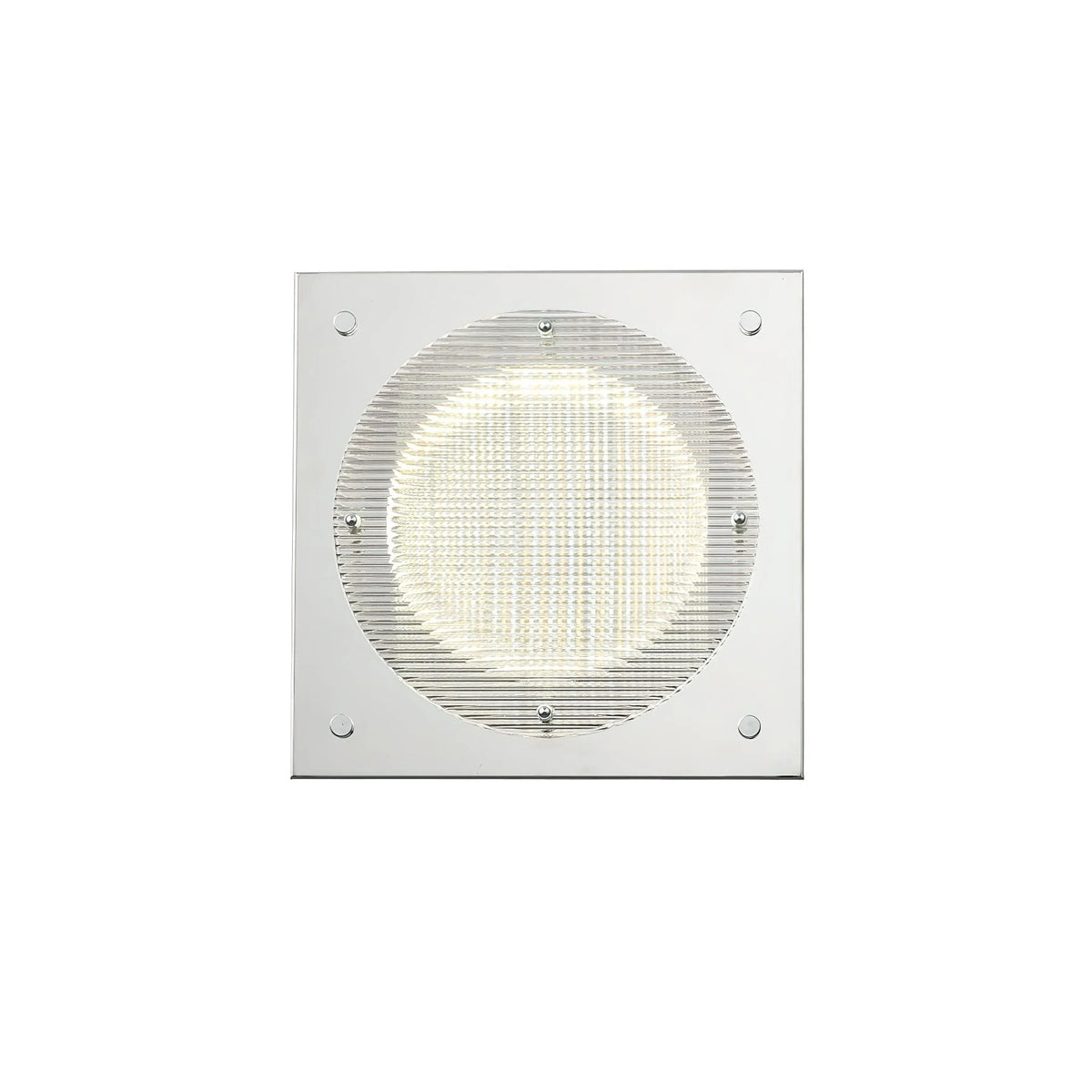 Wall Sconce | Geometric Prism Shield & Integrated LED
