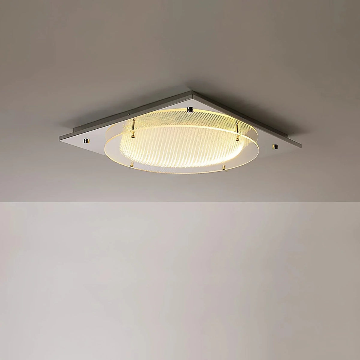 Wall Sconce | Geometric Prism Shield & Integrated LED