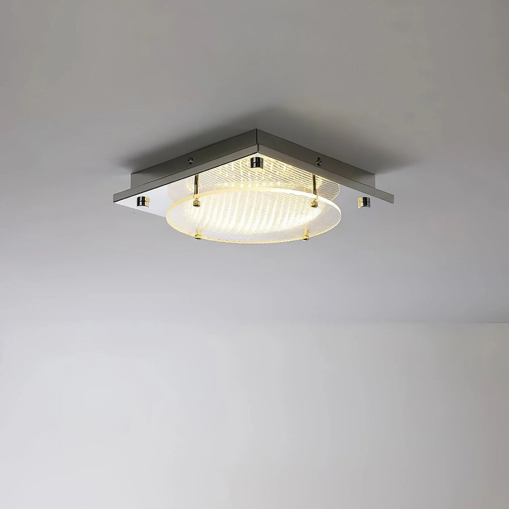 Wall Sconce | Geometric Prism Shield & Integrated LED