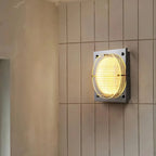 Wall Sconce | Geometric Prism Shield & Integrated LED