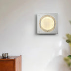 Wall Sconce | Geometric Prism Shield & Integrated LED