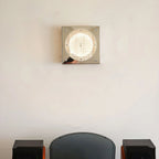 Wall Sconce | Geometric Prism Shield & Integrated LED