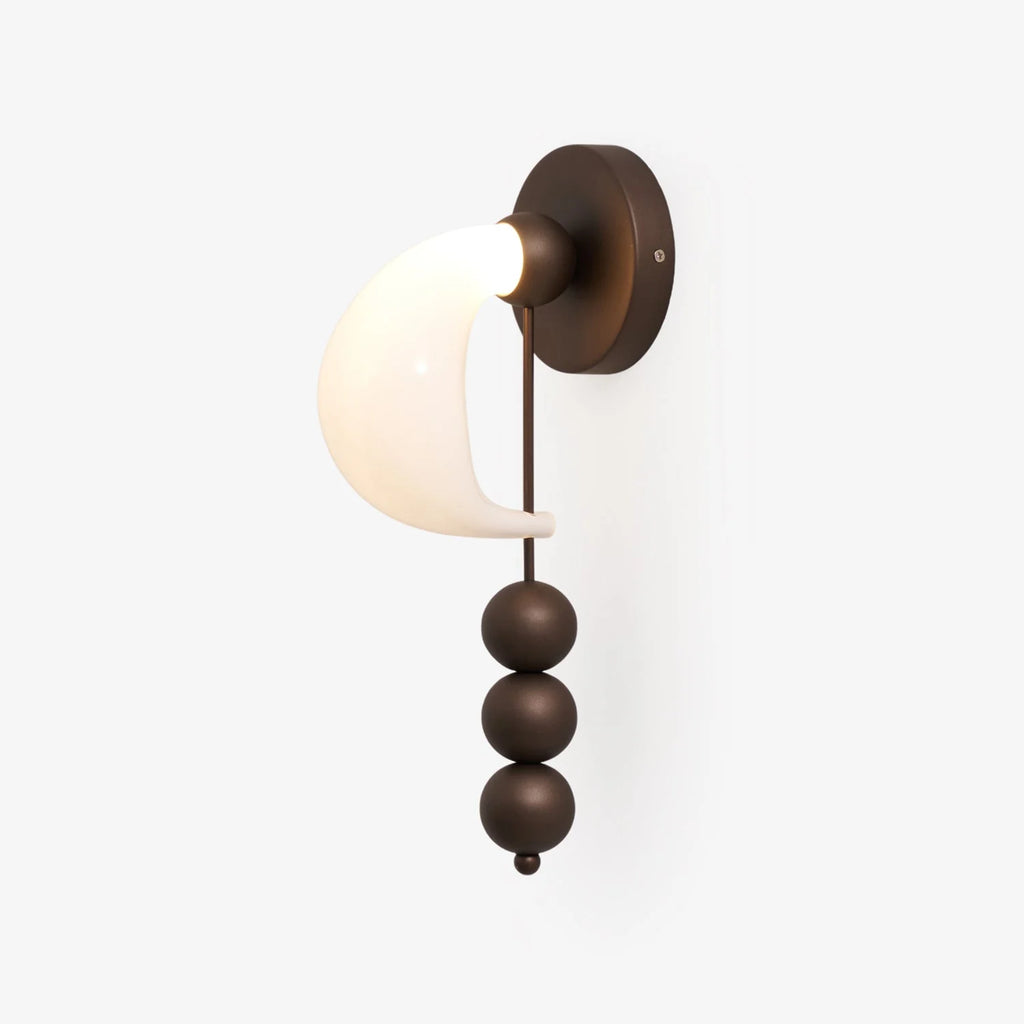 Wall Sconce | Glass & Metal Integrated LED | 36 cm Height