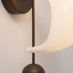 Wall Sconce | Glass & Metal Integrated LED | 36 cm Height