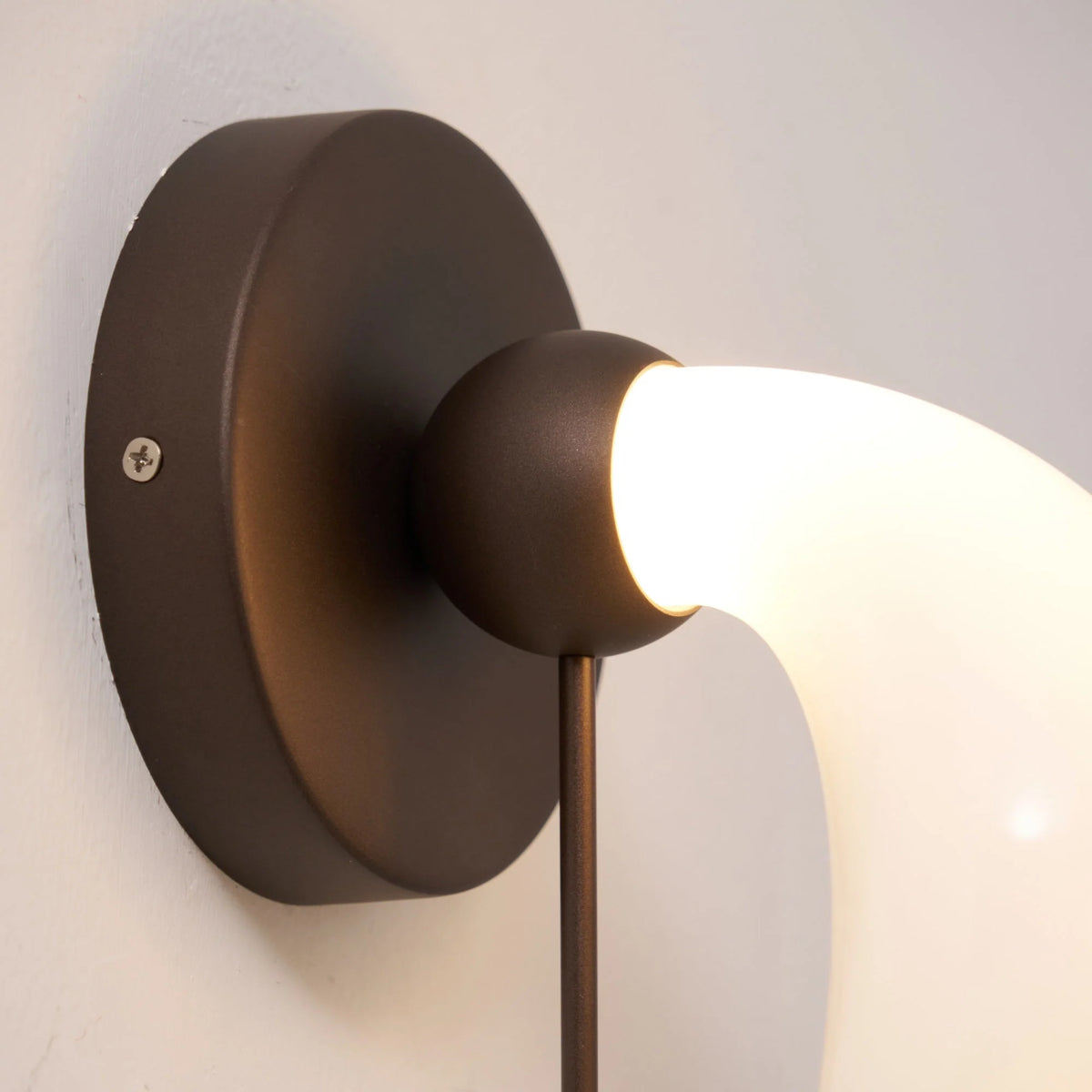 Wall Sconce | Glass & Metal Integrated LED | 36 cm Height