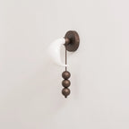 Wall Sconce | Glass & Metal Integrated LED | 36 cm Height