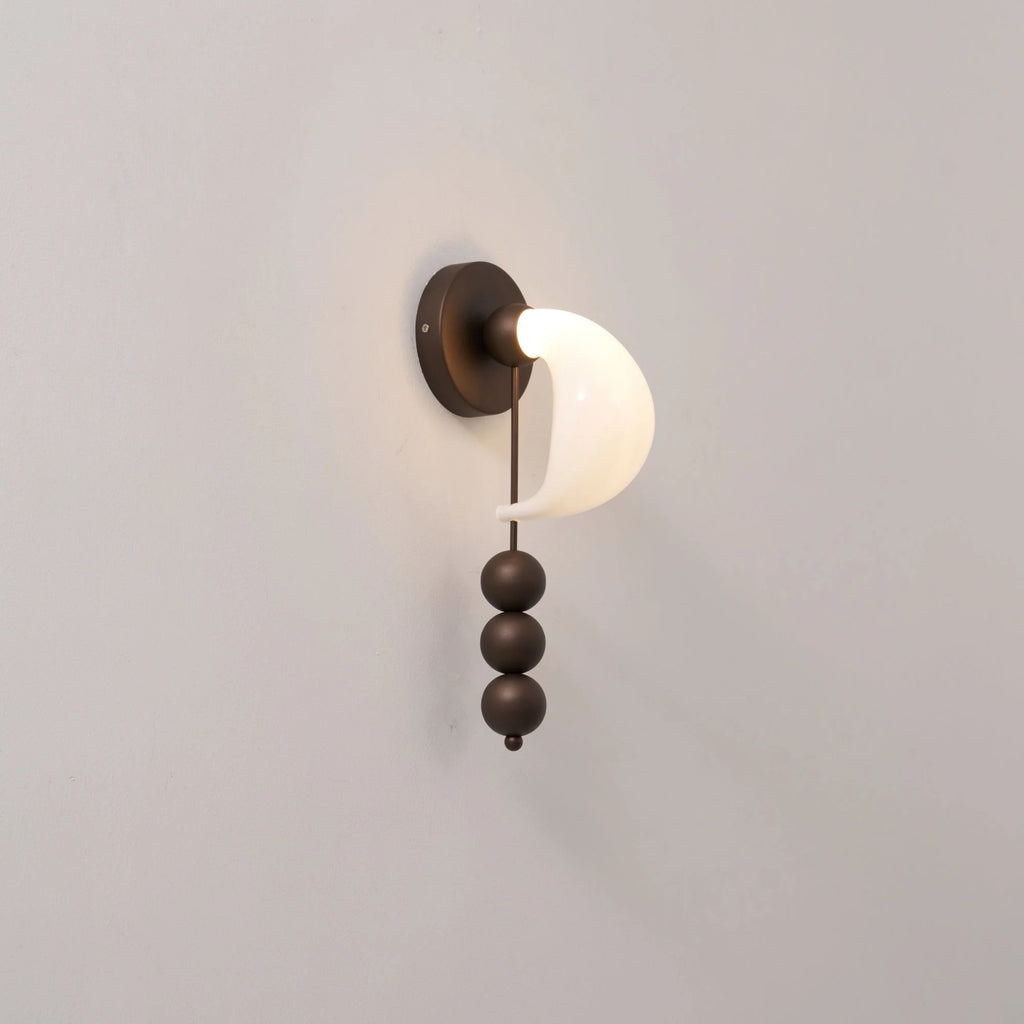 Wall Sconce | Glass & Metal Integrated LED | 36 cm Height