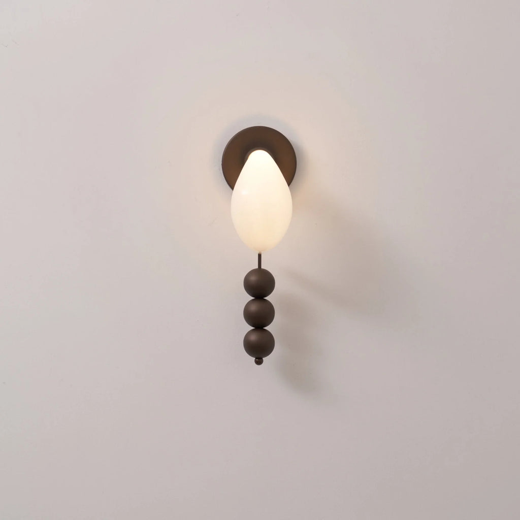 Wall Sconce | Glass & Metal Integrated LED | 36 cm Height