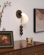Wall Sconce | Glass & Metal Integrated LED | 36 cm Height