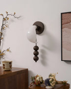 Wall Sconce | Glass & Metal Integrated LED | 36 cm Height