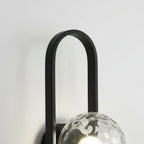 Wall Sconce | Glass & Metal Warm LED | E27 Bulb Included
