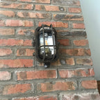 Wall Sconce | Glass Shade & Die-Cast Aluminum | Bronze Finish
